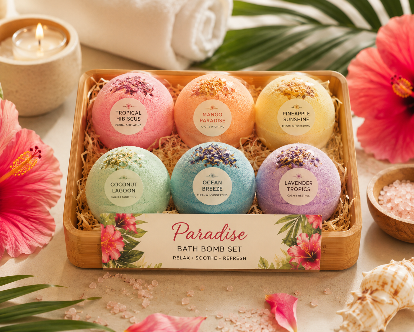 Paradise Bath Bomb Set